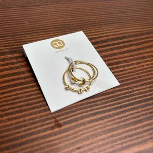 Brand New Gorjana Stacking Gold Rings